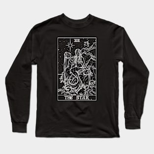 The Star Tarot Card Mermaid Siren Long Sleeve T-Shirt